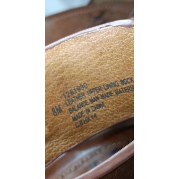 Sofft Parminda Cymbal Sandal Women's 8 M Brown Wood 2.5" Chunky Heel Cut Outs - Picture 11 of 11